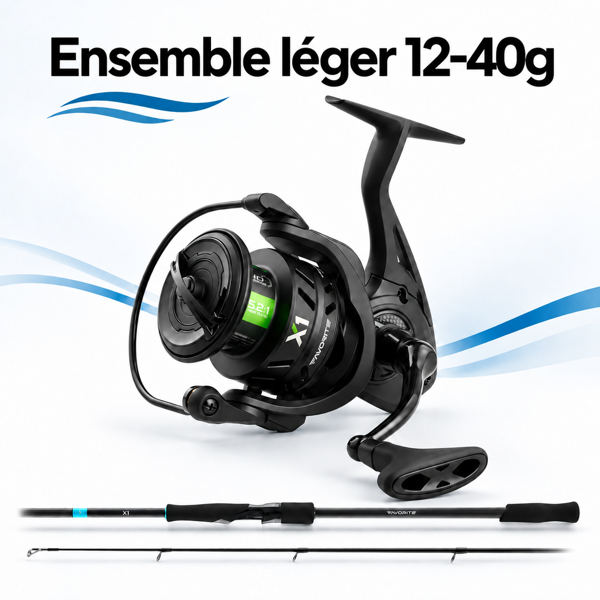 Ensemble pêche légère 12-40g